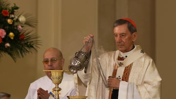 El cardenal emérito Rubén Salazar no participará del Cónclave para elegir al nuevo Papa, pero dio a conocer a su favorito para suceder a Francisco. (Colprensa - Camila Díaz)