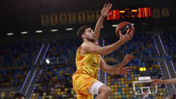 Sergi García, durante su etapa en el Gran Canaria.