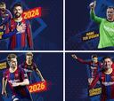 El Barça renueva a Piqué, Ter Stegen, Lenglet y De Jong