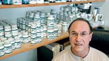 <b>ACUSADO</B>. Víctor Conte, director de los laboratorios Balco.