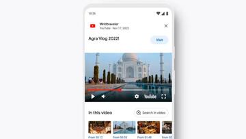 Google está trabajando en una función para que puedas buscar directamente desde un video
