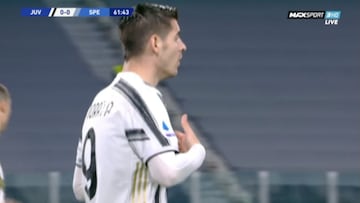 El movimiento de Morata en su gol lo aplaude toda la Juve