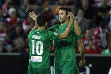 Gol 0-1 de Rubén García 