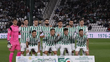 El once titular del Córdoba ante el Andorra