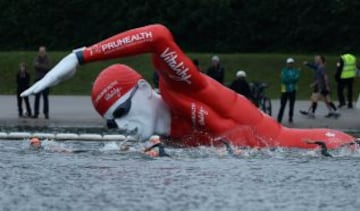 Final del Triatlón femenino en Londres, en Hyde Park.