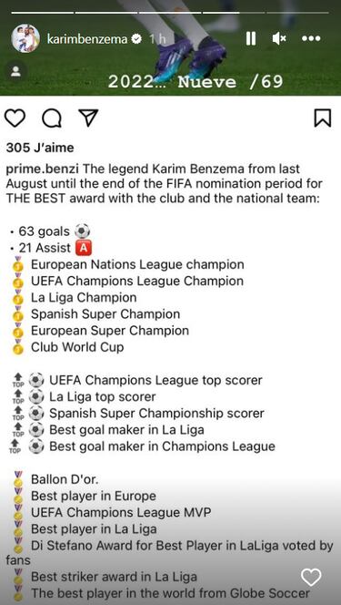 Enigmático mensaje de Benzema: “Llegué solo”