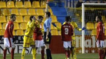 Una de las expulsiones del choque.