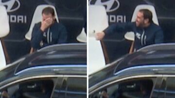 Godín sabía de lo que era capaz Thomas: su gesto antes de arrancar es de genio