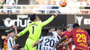 Campos tuvo una extraordinaria actuación y amargó a los delanteros visitantes.