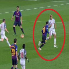 That Messi-Fabinho moment that ended with Barcelona free-kick