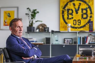 Joachim Watzke, CEO ‘borusser’, durante su entrevista con el Diario AS.