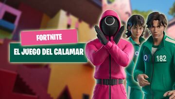 fortnite recarga el juego del calamar nuevo mapa nuevas skins