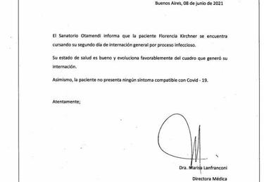 Florencia Kirchner internada: dónde está y últimas noticias sobre su estado de salud