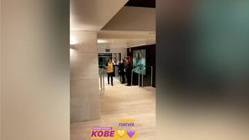 Griezmann no se quedó atrás e hizo un homenaje a Kobe