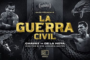 Eva Longoria presenta 'La Guerra Civil’, el documental de la pelea entre Óscar de la Hoya y Julio César Chávez