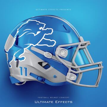 Los 32 cascos de la NFL al estilo de la nueva liga: AAF