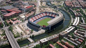 Vista aérea de la zona del Calderón de 2004.