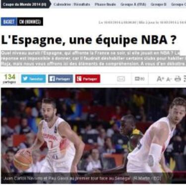 L´Equipe: ¿Podría la Selección española jugar en la NBA?