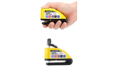 El candado para moto más vendido en Amazon incorpora un sensor de movimiento y alarma de 110 dB