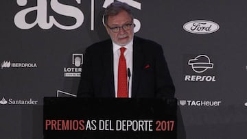 Juan Luis Cebrián: "El deporte tiene un valor simbólico para la convivencia libre y pacífica"