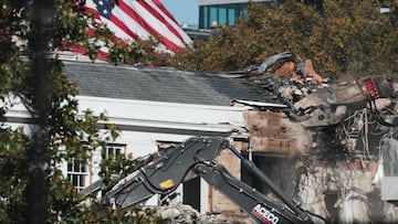 In yet another controversial move from Trump, the White House is (partly) coming down.