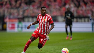 BERLIN, GERMANY - MARCH 19: Sheraldo Becker of 1. FC Union Berlin controls the ball during the Bundesliga match between 1. FC Union Berlin and Eintracht Frankfurt at Stadion an der alten Försterei on March 19, 2023 in Berlin, Germany. (Photo by Ulrik Pedersen/DeFodi Images via Getty Images)