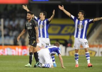 R.Sociedad-Málaga en imágenes