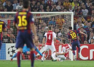 2-0. Messi anota el segundo gol.