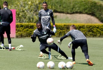 Nacional practicó este jueves con miras en su próximo partido de la Liga BetPlay 2023-I.