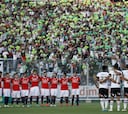 El clásico chileno se tiñó de verde en honor al Chapecoense