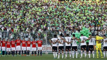 El clásico chileno se tiñó de verde en honor al Chapecoense