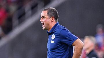Andre Soares Jardine head coach of America during the game America vs St. Louis, corresponding to the group stage of the Leagues Cup 2023, at City Park Stadium, on July 27, 2023.
<br><br>
Andre Soares Jardine Director Tecnico de America durante el partido America vs St. Louis, correspondiente a la fase de grupos de la Leagues Cup 2023, en el Estadio City Park, el 27 de Julio de 2023.