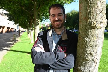 LEON, 19/09/24 Pedro González, matemático que realiza las  estadísticas de la Cultural y Deportiva Leonesa y de toda la Primera RFEF.