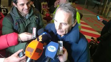 Miguel Ángel Russo volvió este domingo 15 de abril a Bogotá para dirigir a Millonarios