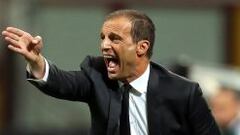 El t&eacute;cnico del AC Milan, Massimiliano Allegri.