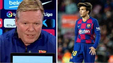 Koeman directo con Riqui Puig: Su juicio en rueda de prensa