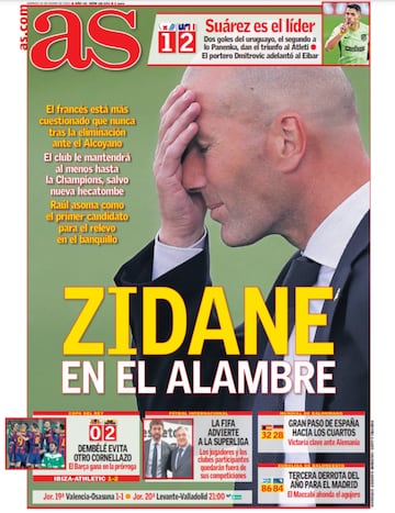 Las portadas de AS de enero