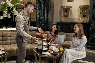 El Patio de Four Seasons Hotel Madrid, lujo y exclusividad gastron¨®mica, en un enclave emblem¨¢tico
