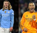 Mbappé y Haaland, un duelo personal del Real Madrid vs Manchester City en Champions