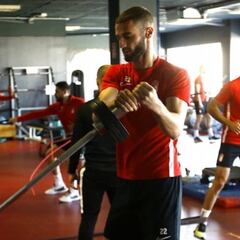 "Echo de menos el césped, tener contacto con mis compañeros"