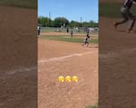 La jugada viral de este niño en primera base que ha roto las redes