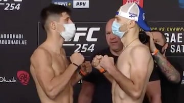Joel Álvarez y Alexander Yakovlev, tras el pesaje del UFC 254?