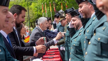 Aniversario de la Guardia Civil en el Colegio de Guardias Jóvenes "Duque de Ahumada" de Valdemoro (Madrid).