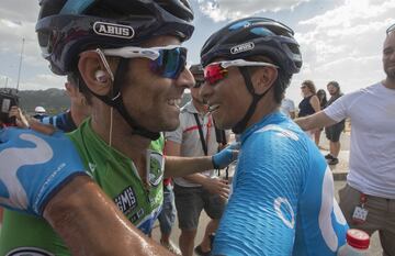 01/09/18
ALEJANDRO VALVERDE Y NAIRO QUINTANA
ETAPA 8 : LINARES - ALMADEN
VUELTA ESPAÑA 2018
CICLISMO
