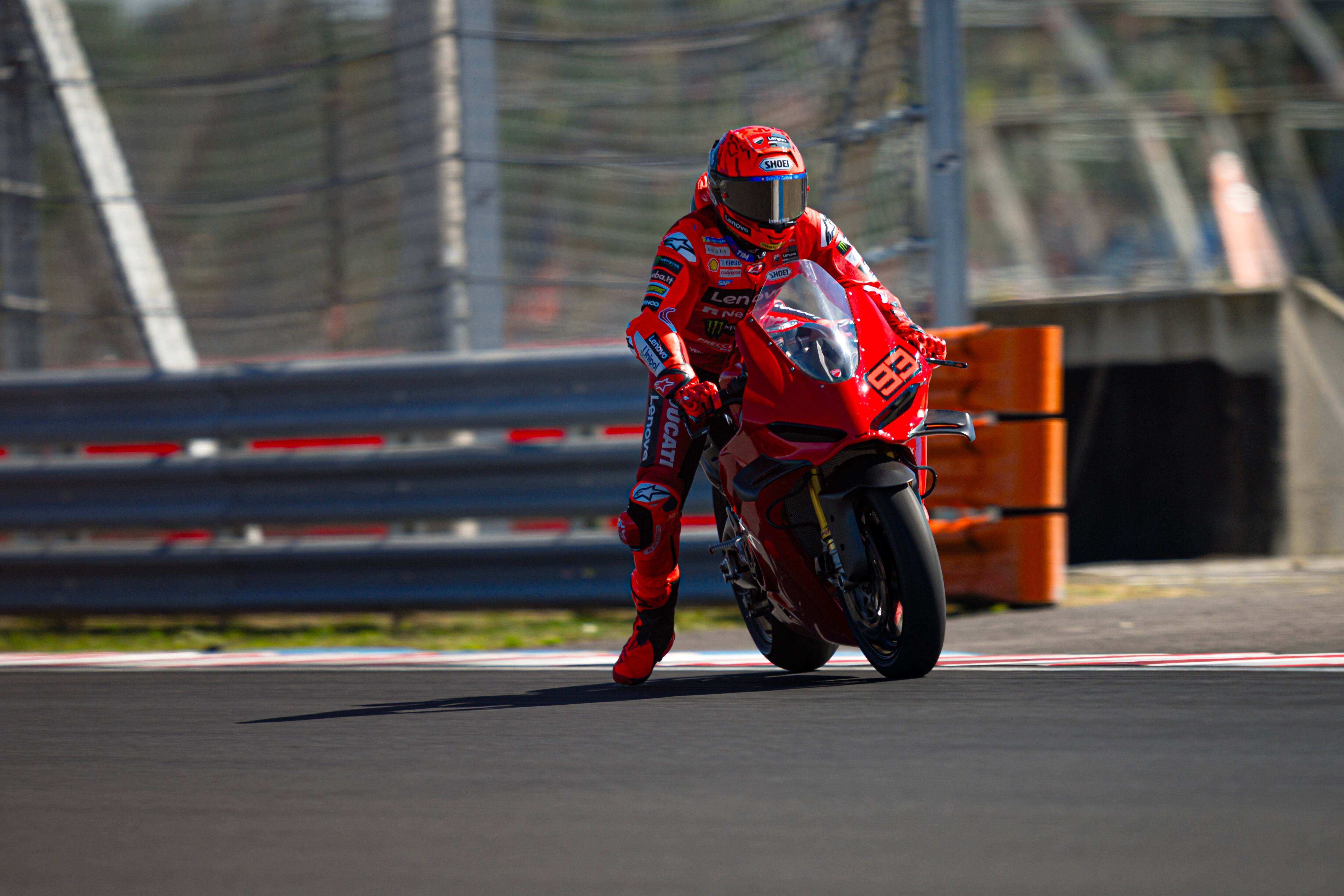 Marc Márquez, en Balaton Park.
