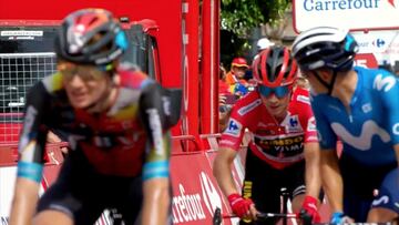 Primoz Roglic regal車 el maillot rojo, pero no regal車 La Vuelta