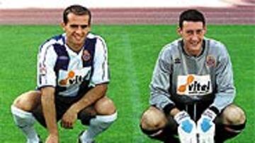 <B>DOS DE TRECE</B>. Iván Amaya y Sergio Sánchez jugarán cedidos en el Espanyol esta temporada.