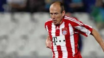 Robben vuelve a jugar con el Bayern 231 días después
