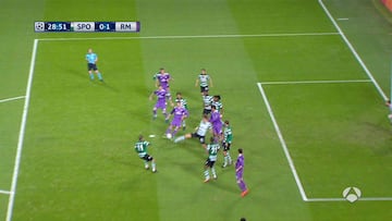 El gol de Varane, legal; Gelson Martins reclamó penalti