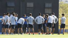 Gago no entrena con el grupo